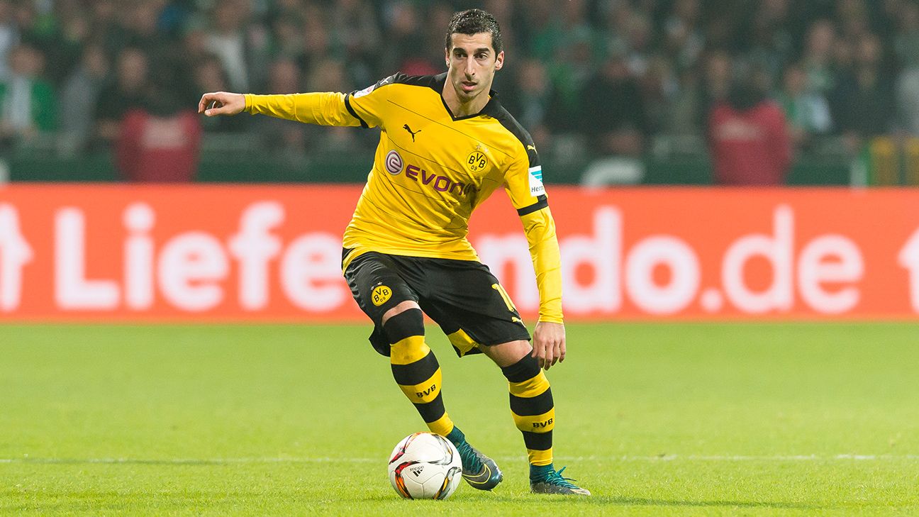 Mkhitaryan, Gundogan star for Borussia Dortmund in Bremen