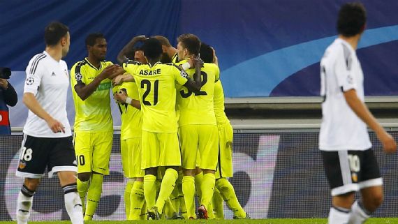 Kaa Gent Vs Valencia Football Match Report November 4 15 Espn Kaa Gent Vs Valencia Football Match Report November 4 15 Espn