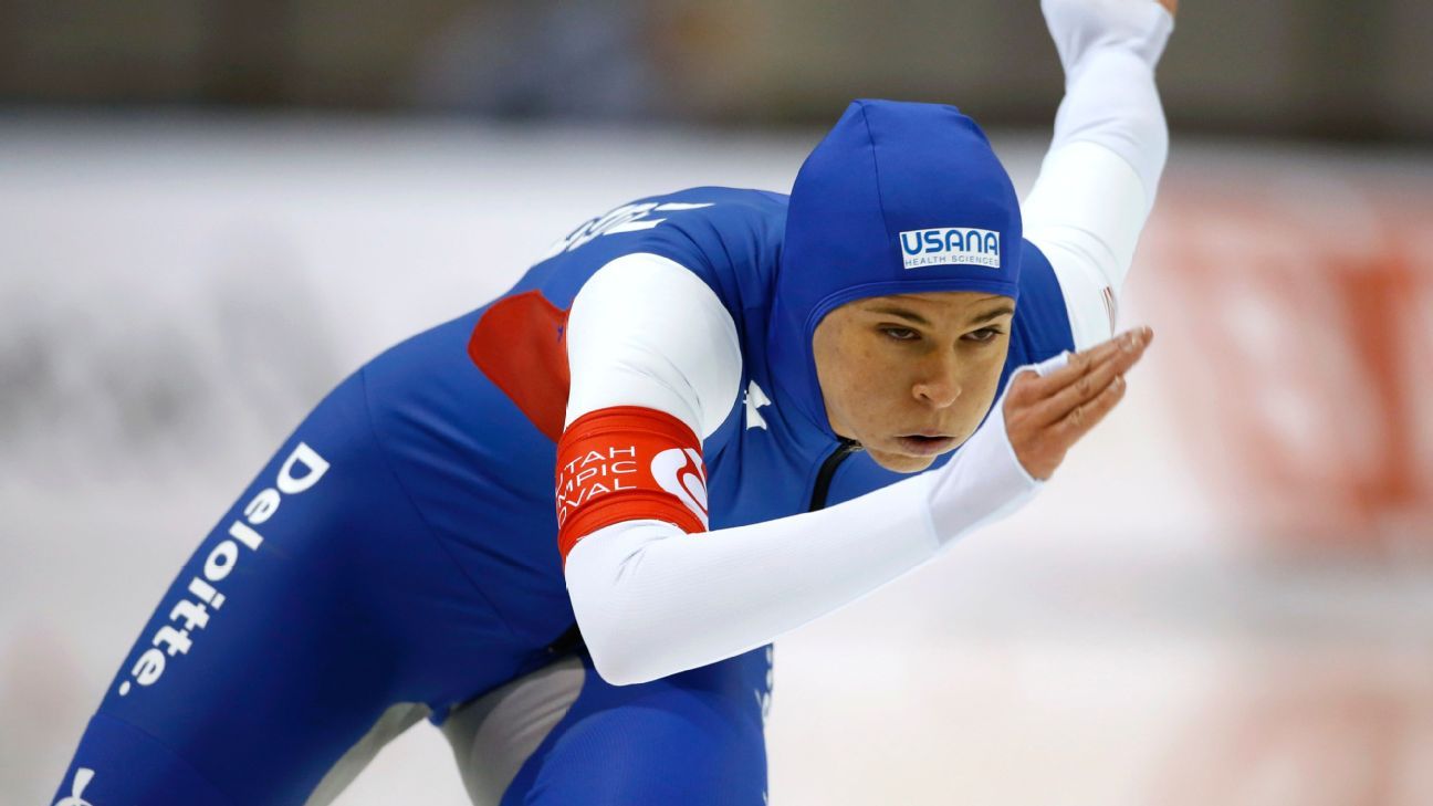 Brittany Bowe sets speedskating world record in 1,000 meters - 1296 x 729 jpeg 71kB