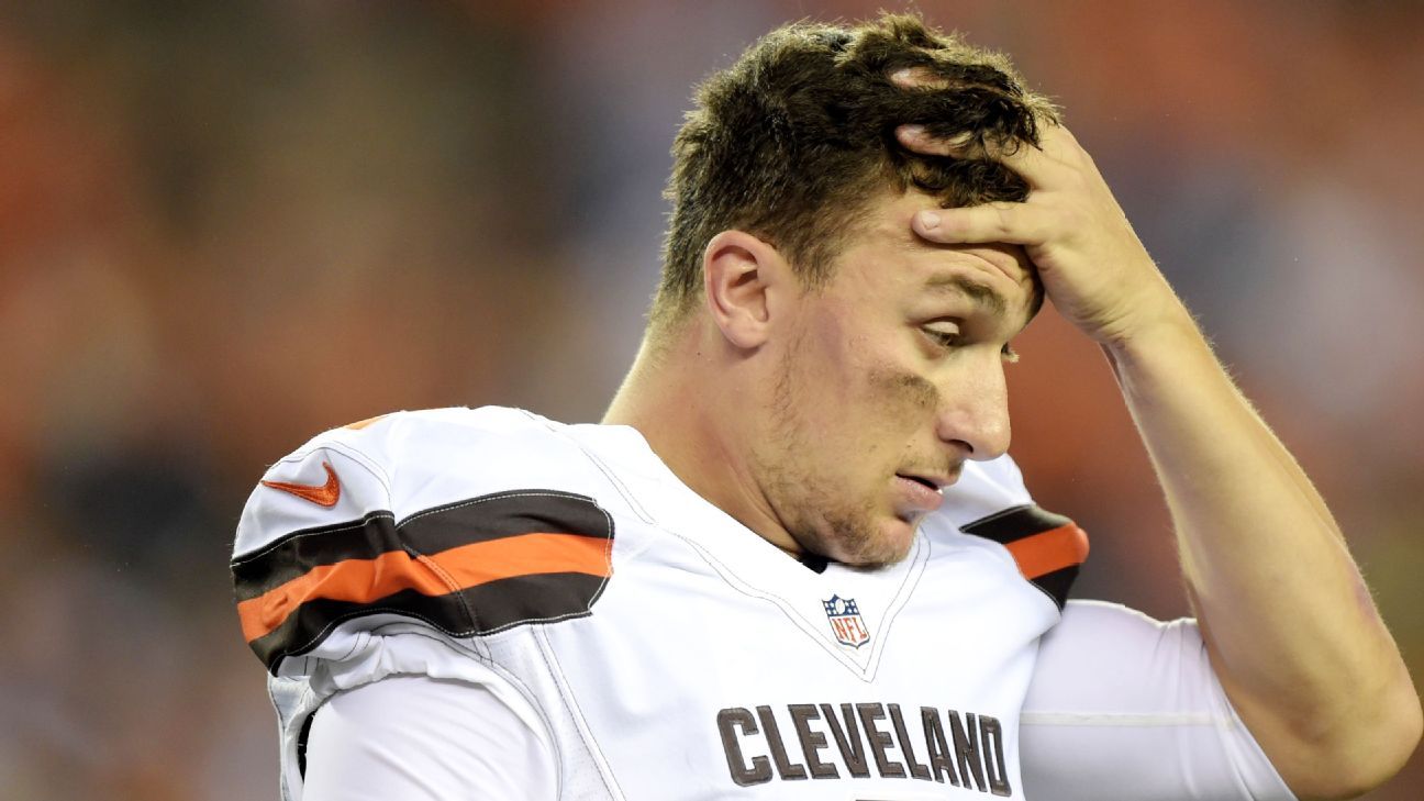 Johnny Manziel makes NFL debut for Cleveland Browns