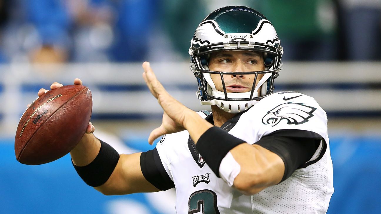 Denver Broncos quarterback Mark Sanchez during an NFL football