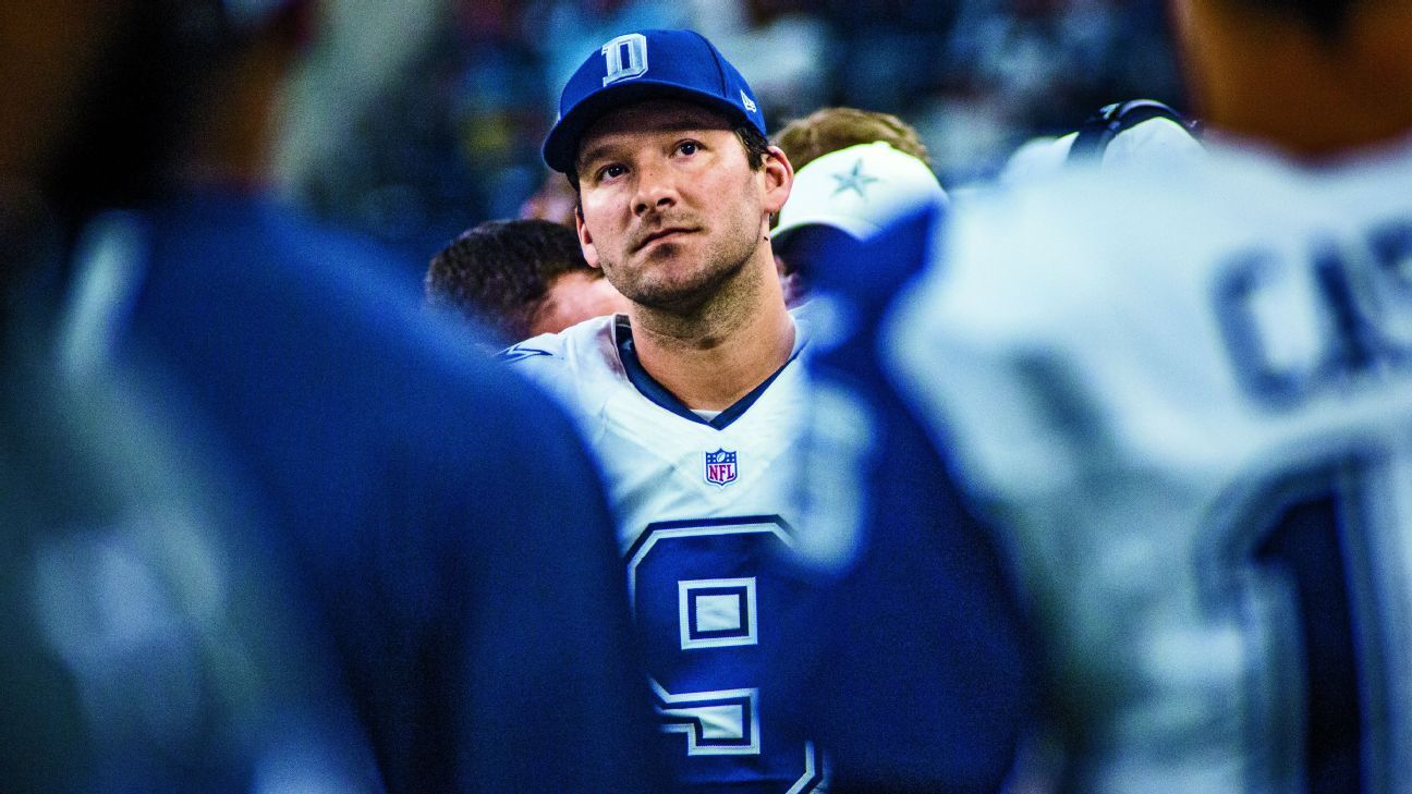 Disappointed, frustrated' Tony Romo to miss rest of NFL season with broken  collarbone, Dallas Cowboys
