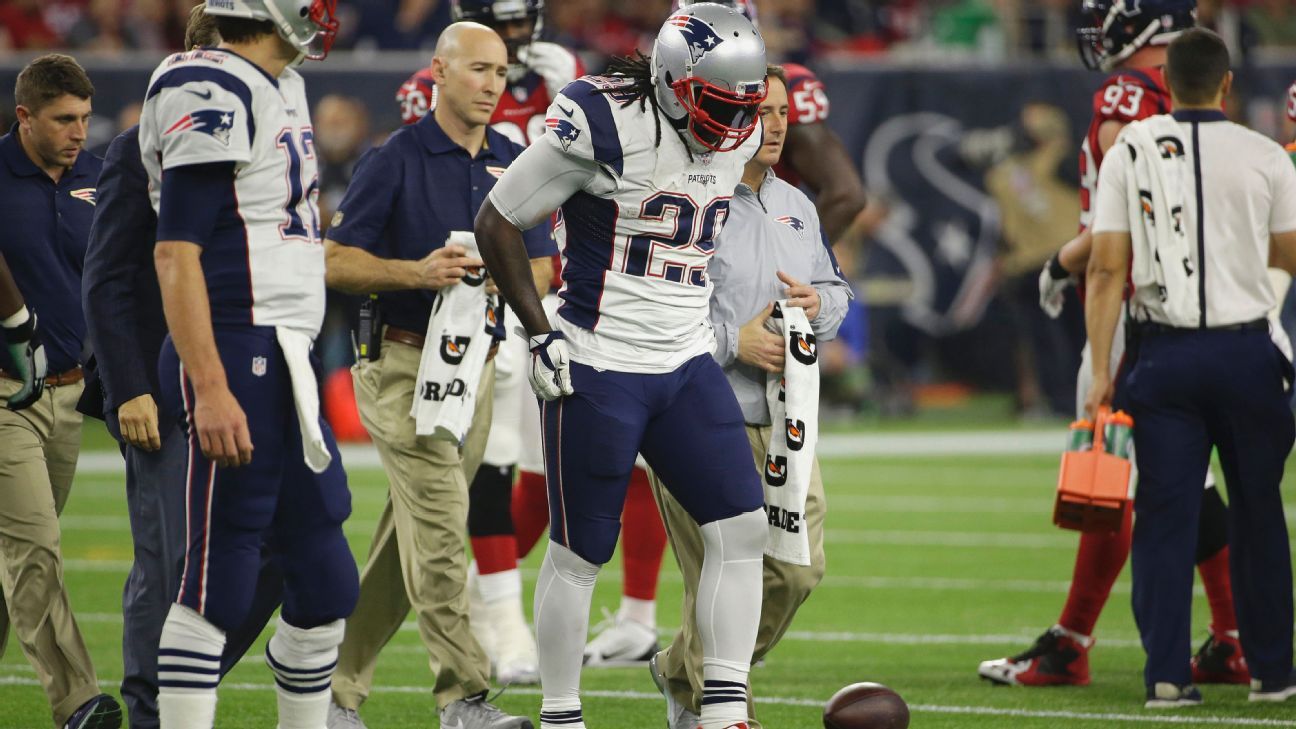 New England Patriots: LeGarrette Blount out for season with hip injury -  Sports Illustrated