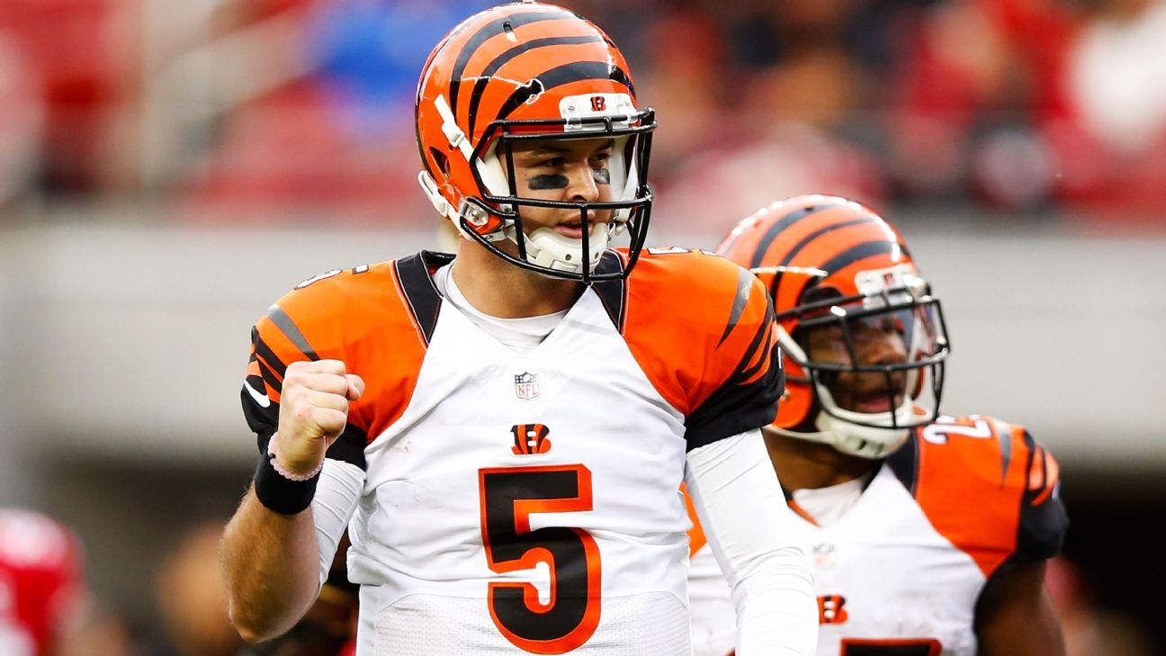 Bengals  Quarterback AJ McCarron is unfazed by playoff pressure