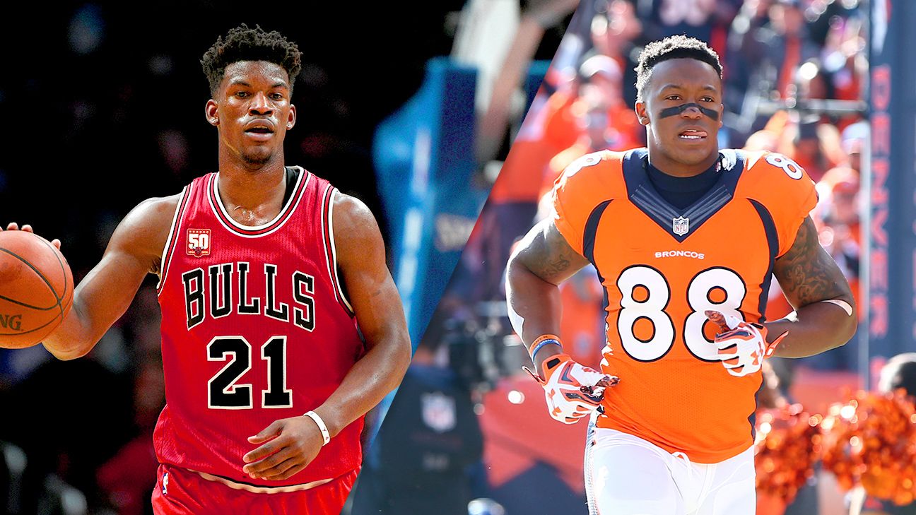 Denver Broncos wide receiver Demaryius Thomas tells Chicago Bulls star  Jimmy Butler to 'stick to basketball' - ESPN