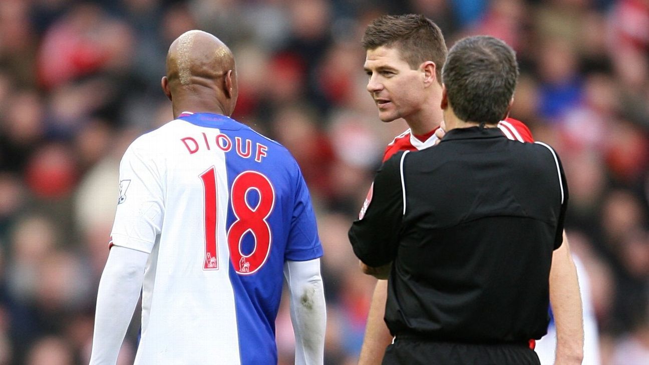 El Hadji Diouf Insults Jamie Carragher And Steven Gerrard