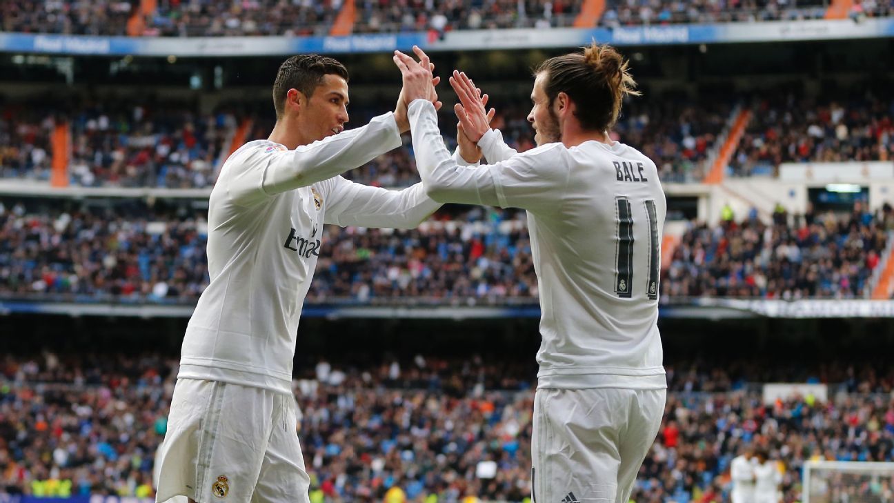 Zinedine Zidane must decide how to use Cristiano Ronaldo and Gareth Bale -  ESPN, image size:1296x729