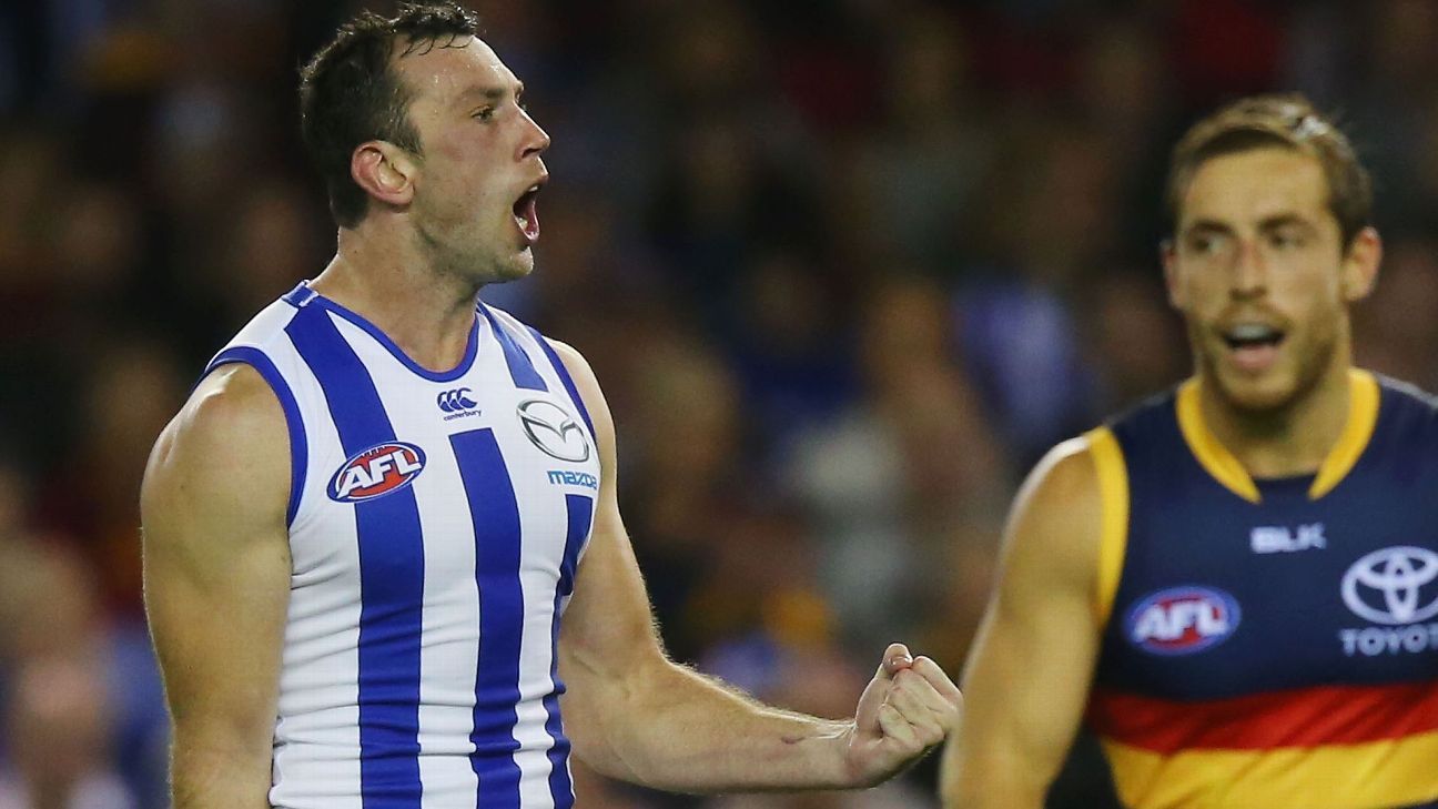 Refreshed Kangaroos ruckman Todd Goldstein ready for AFL final - ESPN