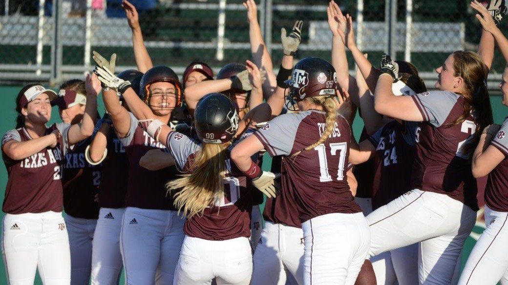 Aggies break school records in 6-3 win at Texas State