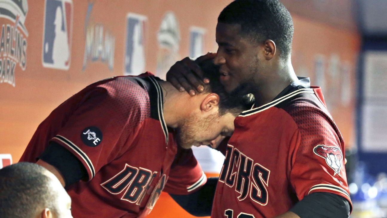 Marlins fan snaps selfie of D-backs' Brandon Drury