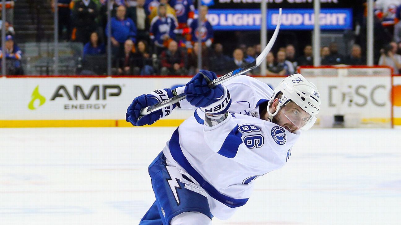 Tampa Bay Lightning re-sign leading scorer Nikita Kucherov - ESPN