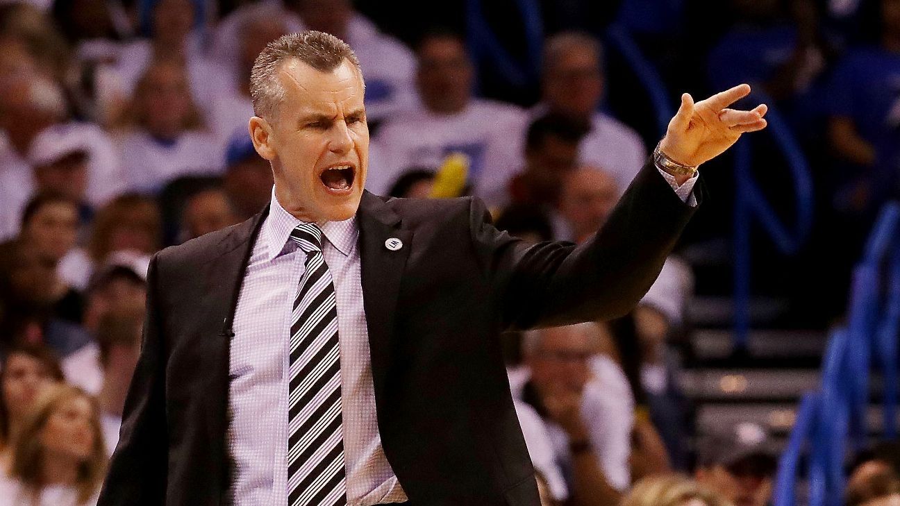 Billy Donovan, Oklahoma City Thunder coach, has option picked up on
