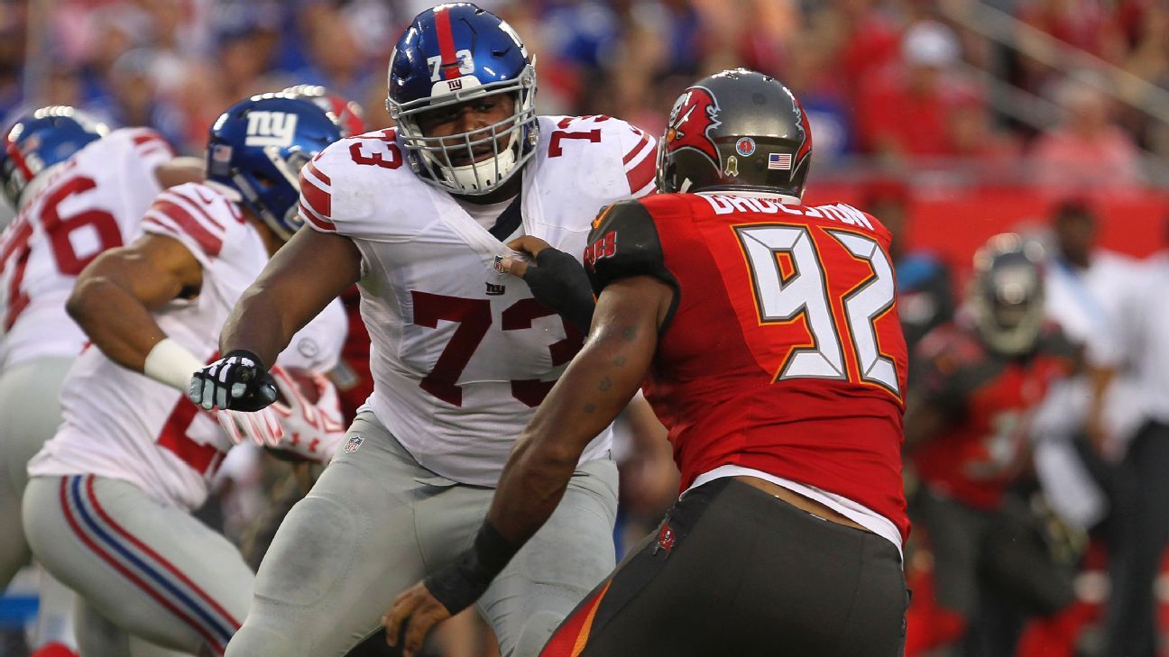 Giants aim for 'continuity' on offensive line