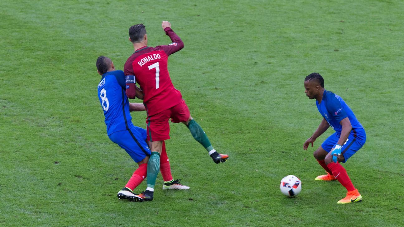 Cristiano Ronaldo injury 'accidental' after Dimitri Payet tackle ...