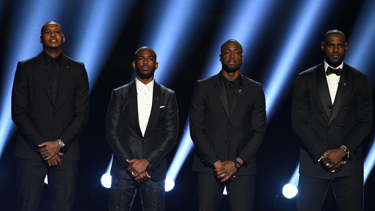 How Carmelo Anthony, Chris Paul, Dwyane Wade And Lebron James Made It 