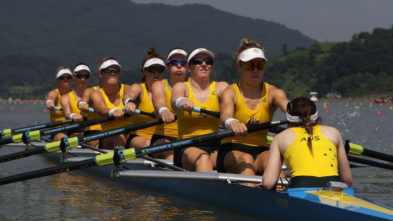 Australian women's rowing eight recalled to replace ejected Russia team