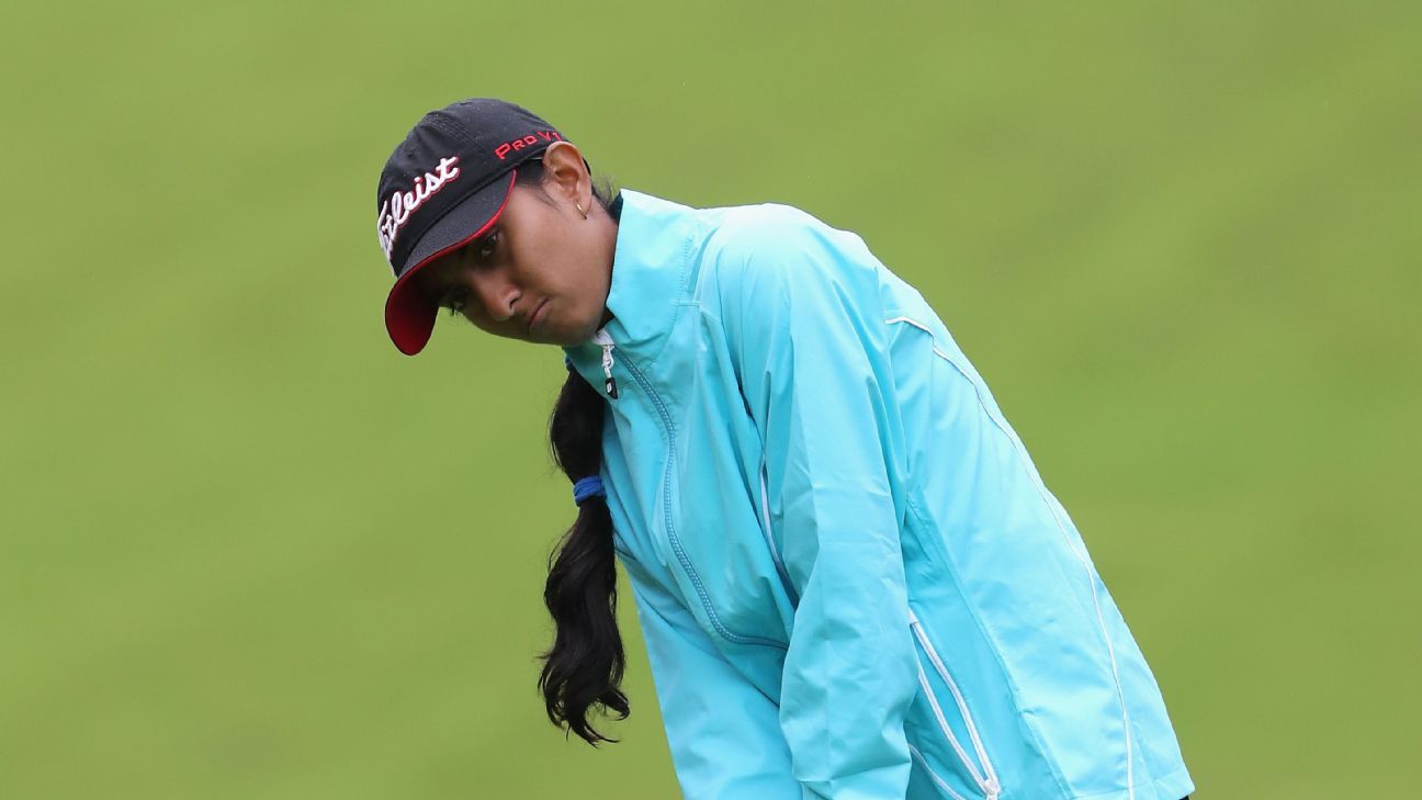 Aditi Ashok shoots 2over 74 in round three in Abu Dhabi ESPN