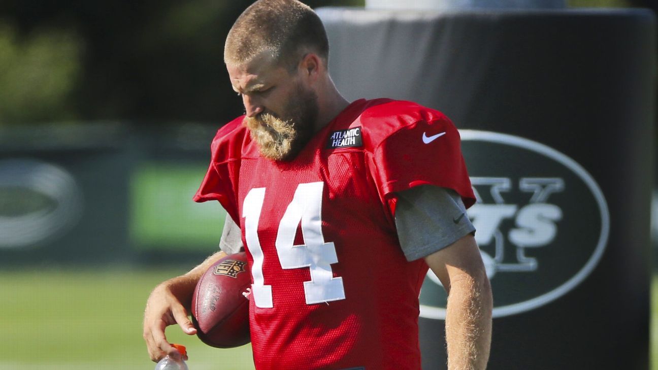 Jets rookie Burris got to buzz Fitzpatrick's hair after INT