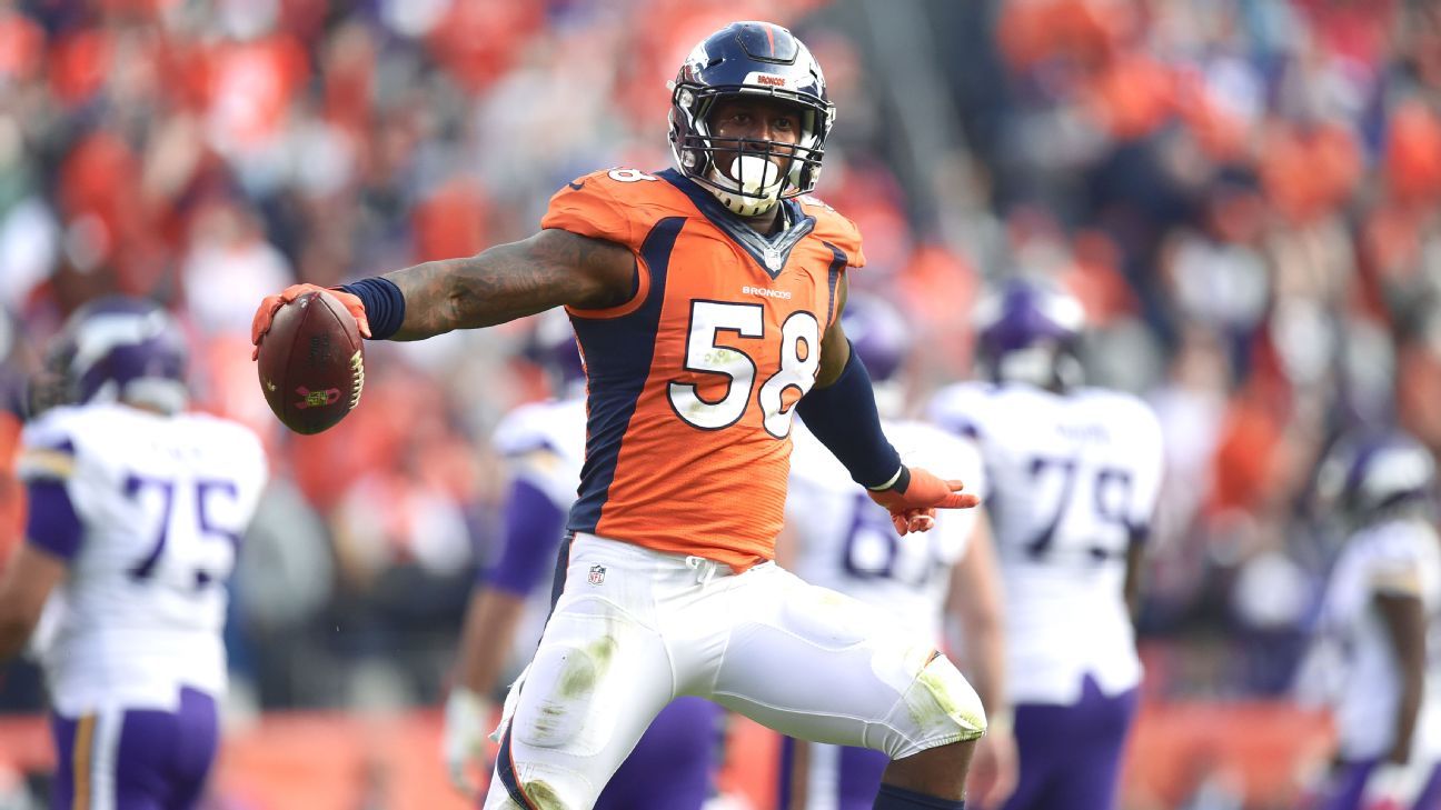 Von Miller dons first-ever pair of 'Yeezy' cleats in NFL opener - ESPN
