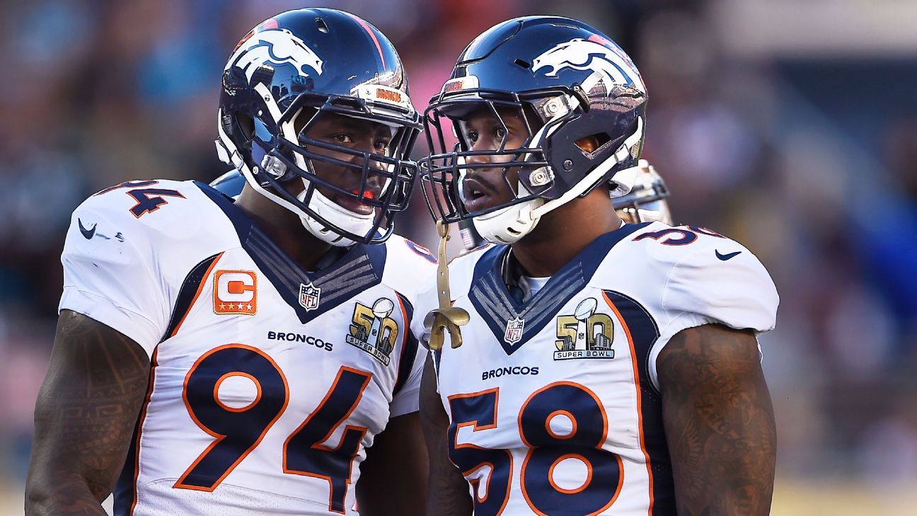 Gary Kubiak: Von Miller, DeMarcus Ware deserve credit for helping