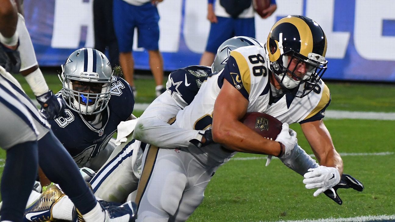 Los Angeles Rams' 53man roster projection includes Nelson Spruce