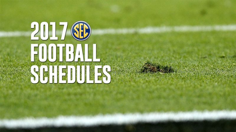 Sec Releases 2017 Football Schedule