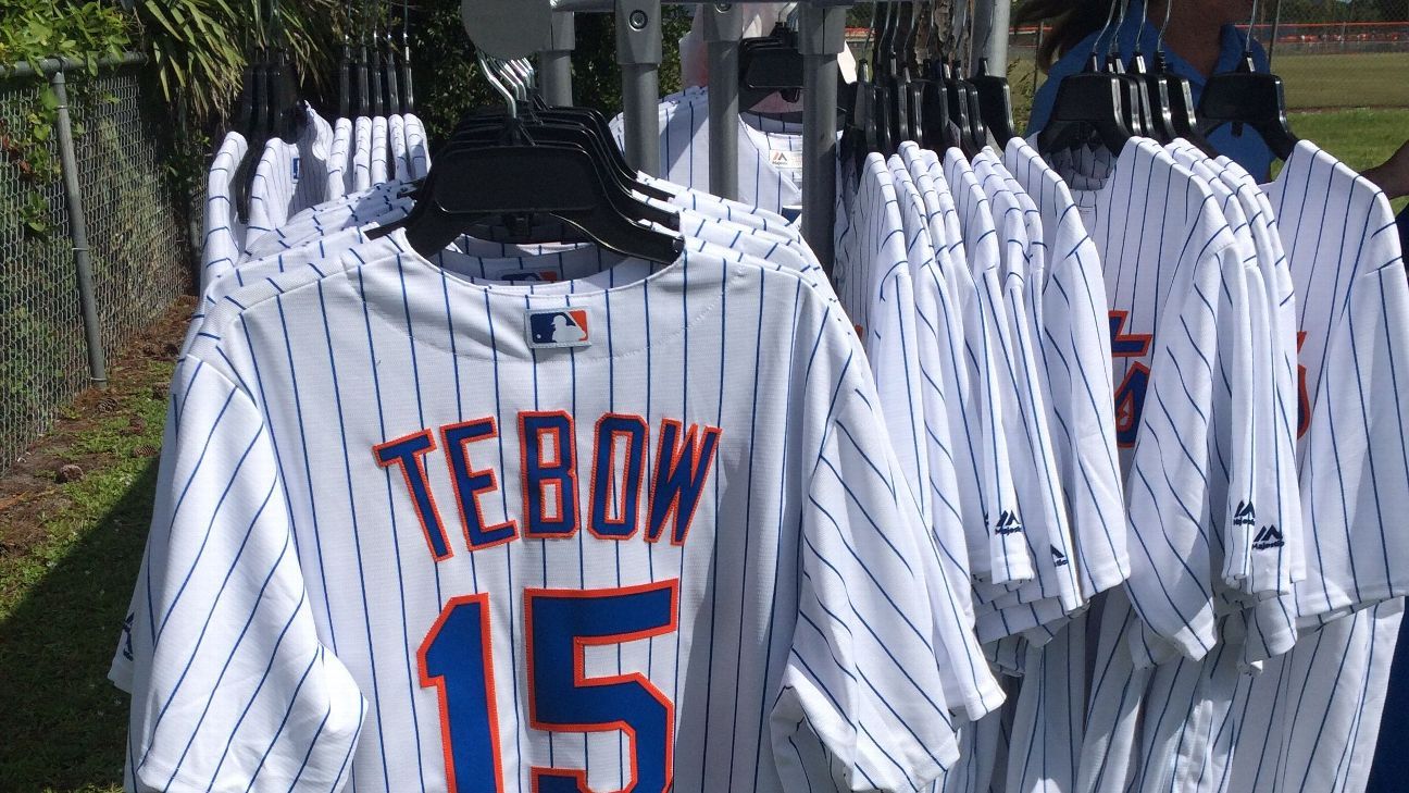 New York Mets Are Selling Tim Tebow Jerseys - HERO Sports