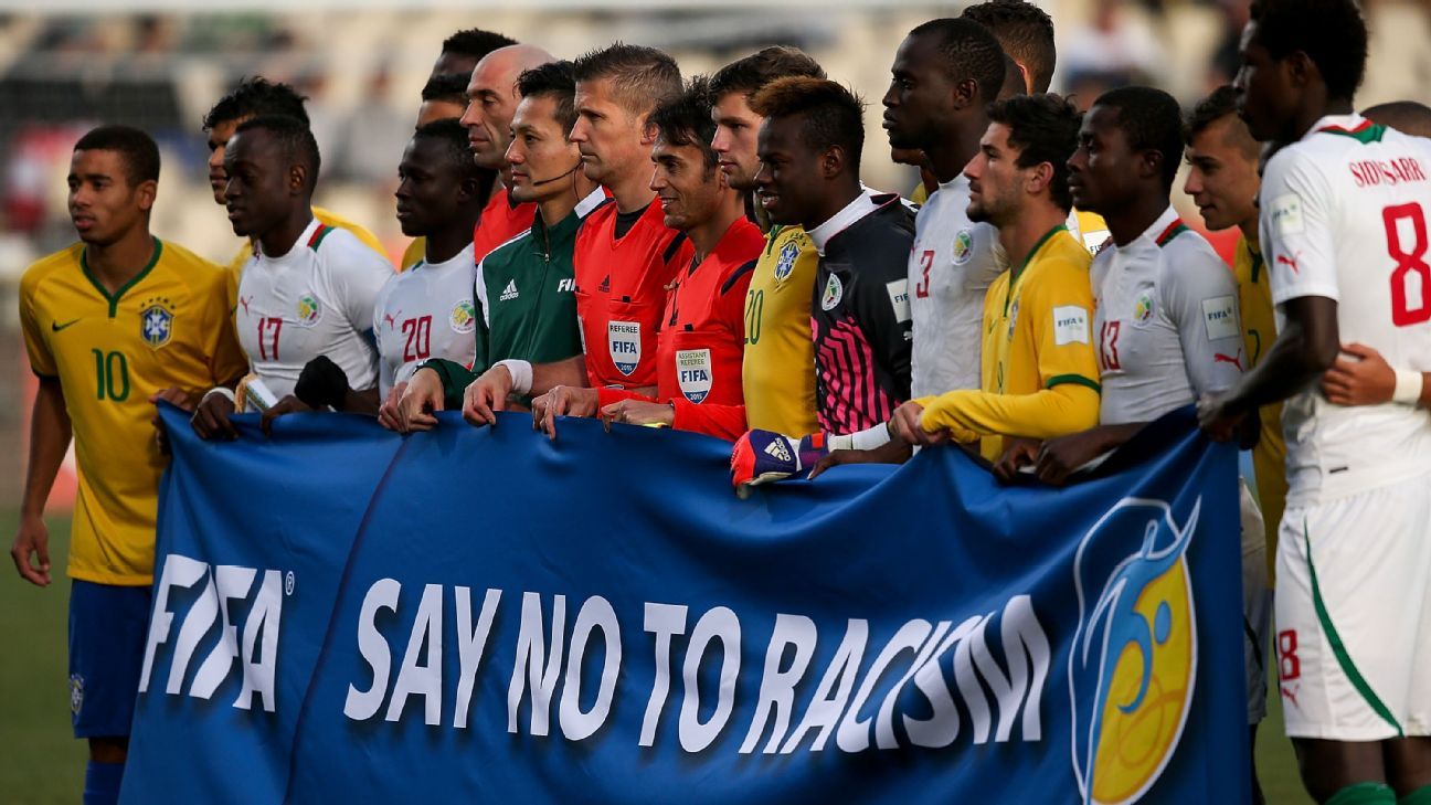 FIFA chief wants refs to stop football games when racism occurs, Racism  News
