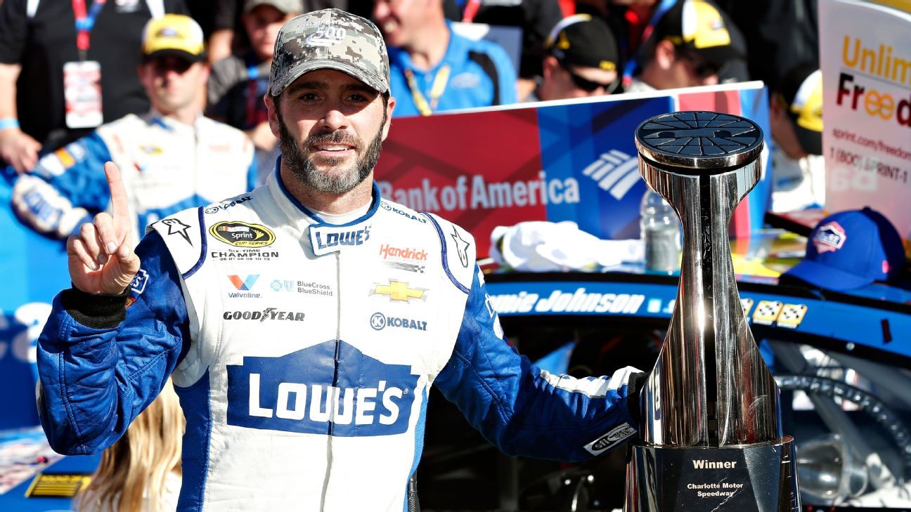 Jimmy Johnson Racing NASCAR - Jimmie Johnson gets that winning feeling again - ESPN