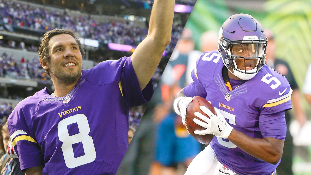 Vikings' QB depth chart Settled for now, with questions on horizon