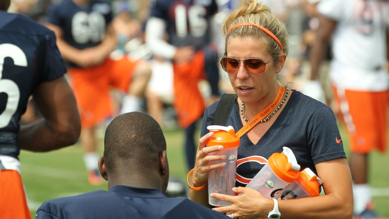 Jennifer Gibson's cool sports job Chicago Bears sports science