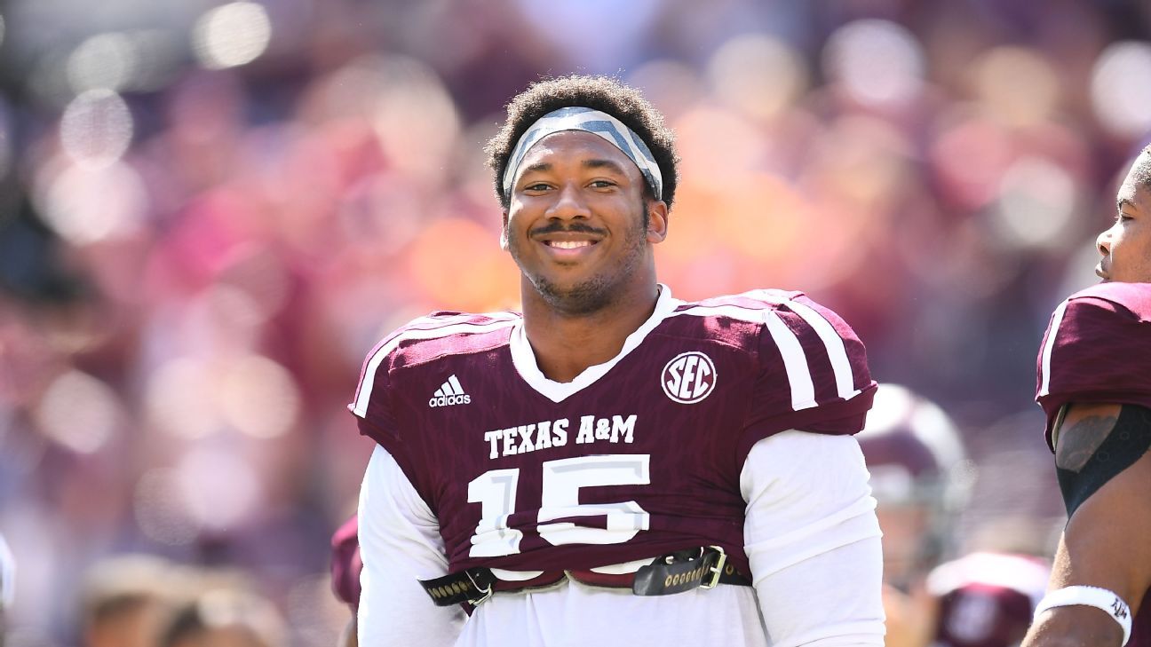 Myles Garrett talks awards season, the 2015 Aggies and the upcoming bowl  game, Texas A&M University Aggie Football