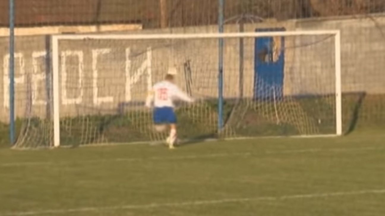 Worst miss ever Serbian striker squanders open goal - ESPN