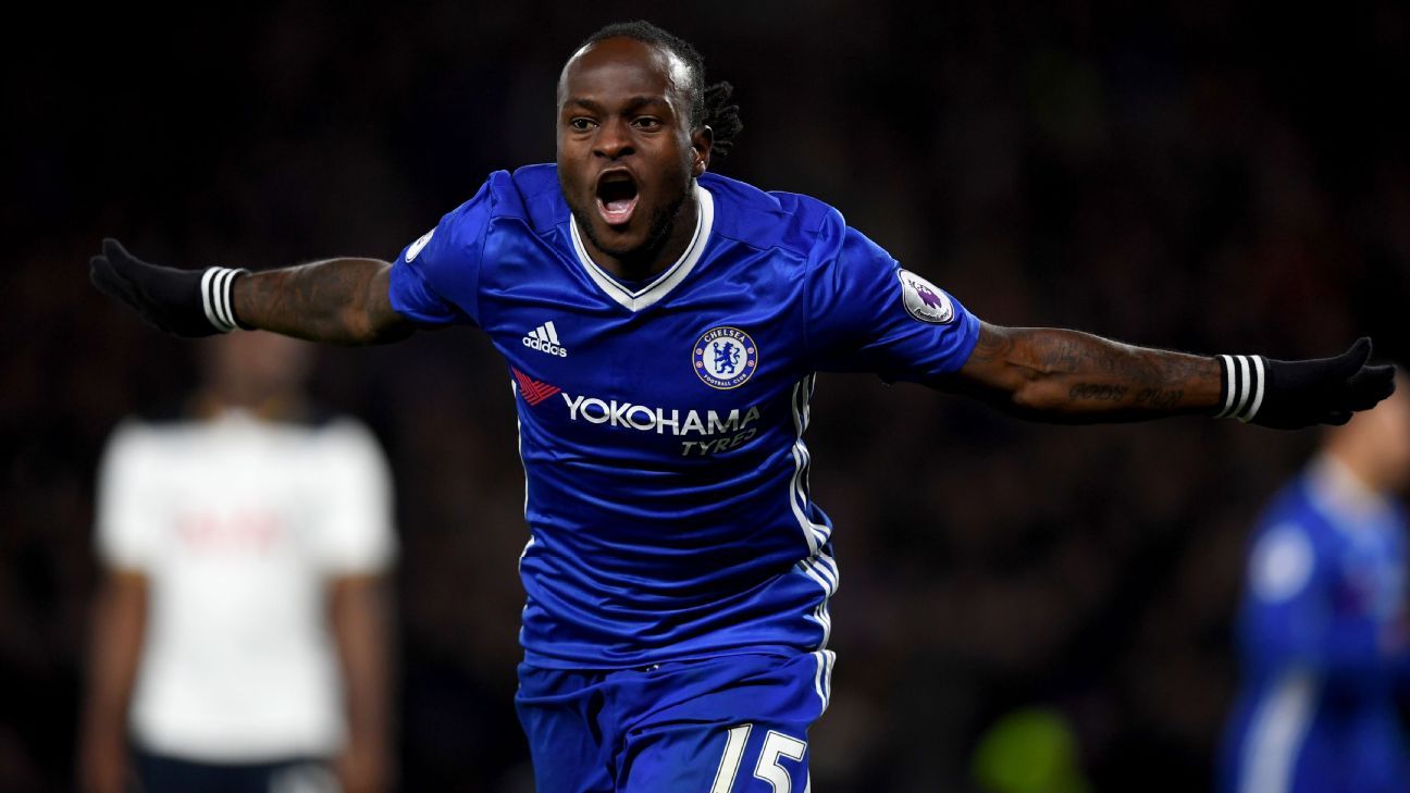 Moses scores for Spartak Moscow a day after leaving Chelsea