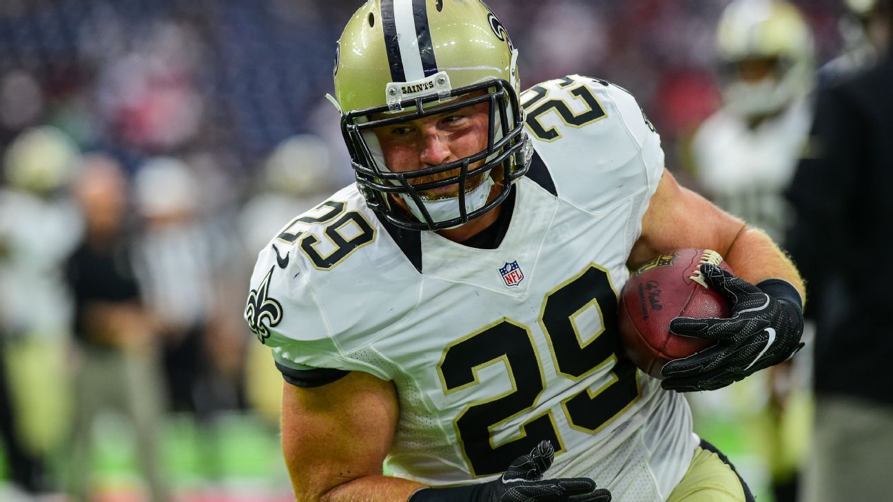 Fullback John Kuhn placed on injured reserve after suffering biceps ...