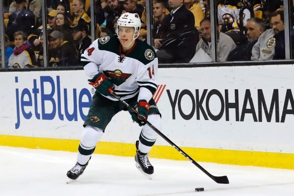 Slumping Minnesota Wild recall rookie forward Joel Eriksson Ek