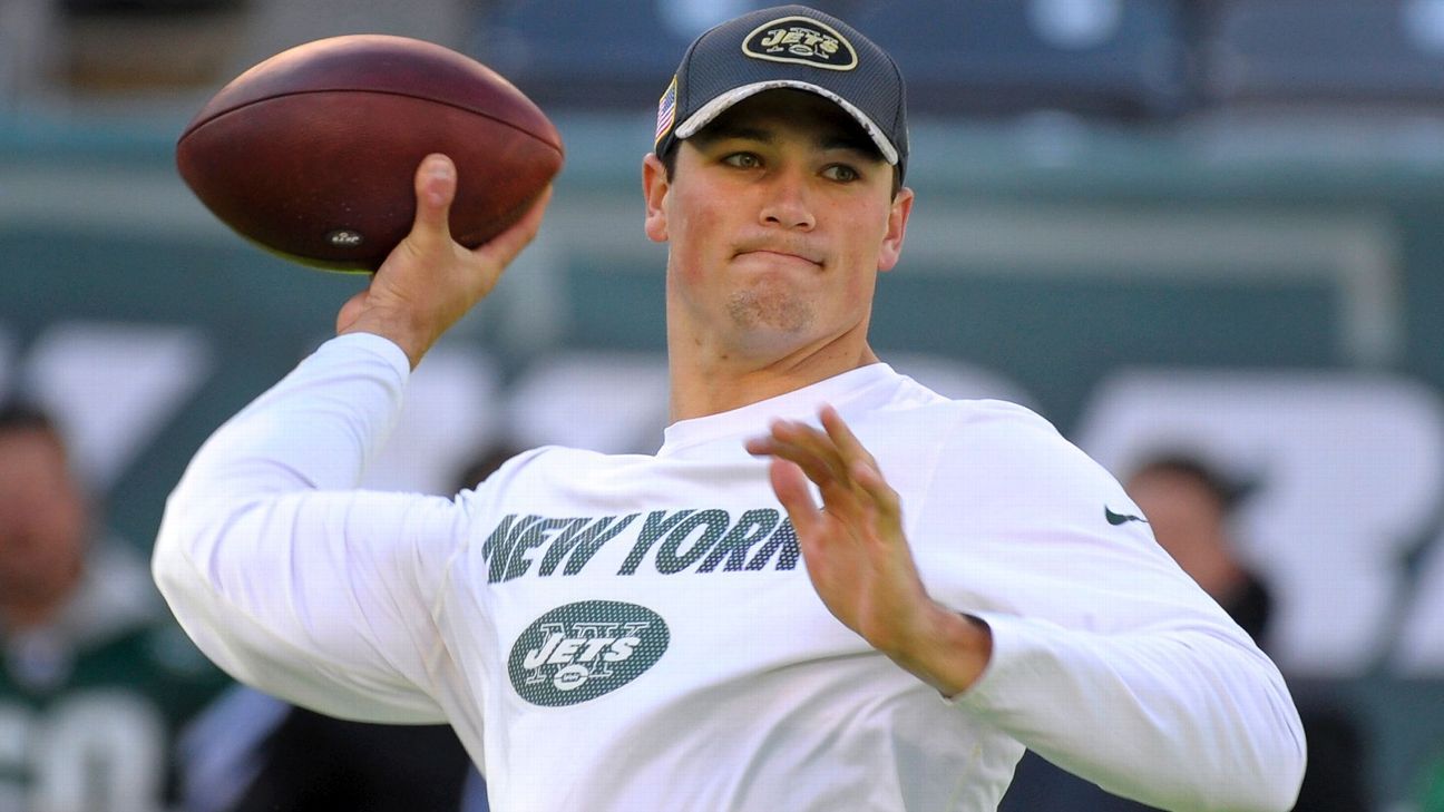 Jets quarterback Christian Hackenberg received a brutal blow heading into  the first week of the NFL season