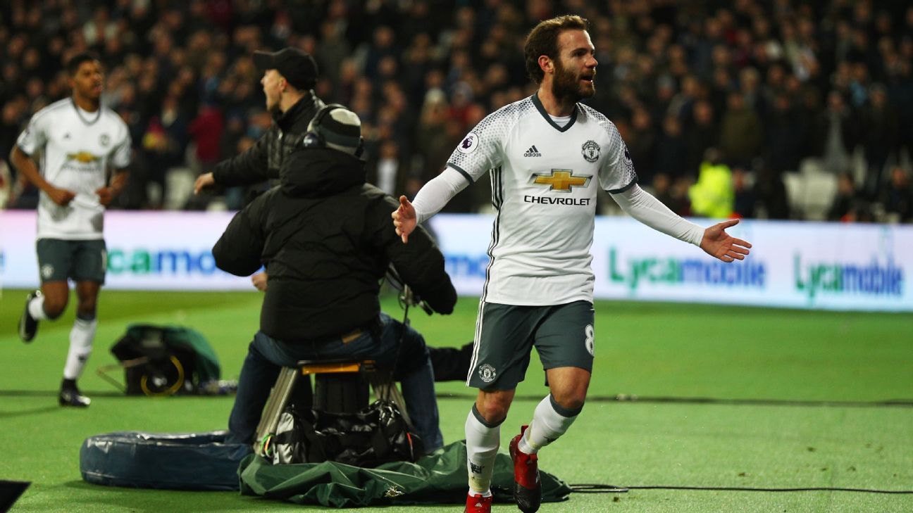 West Ham United vs. Manchester United - Football Match Report - January