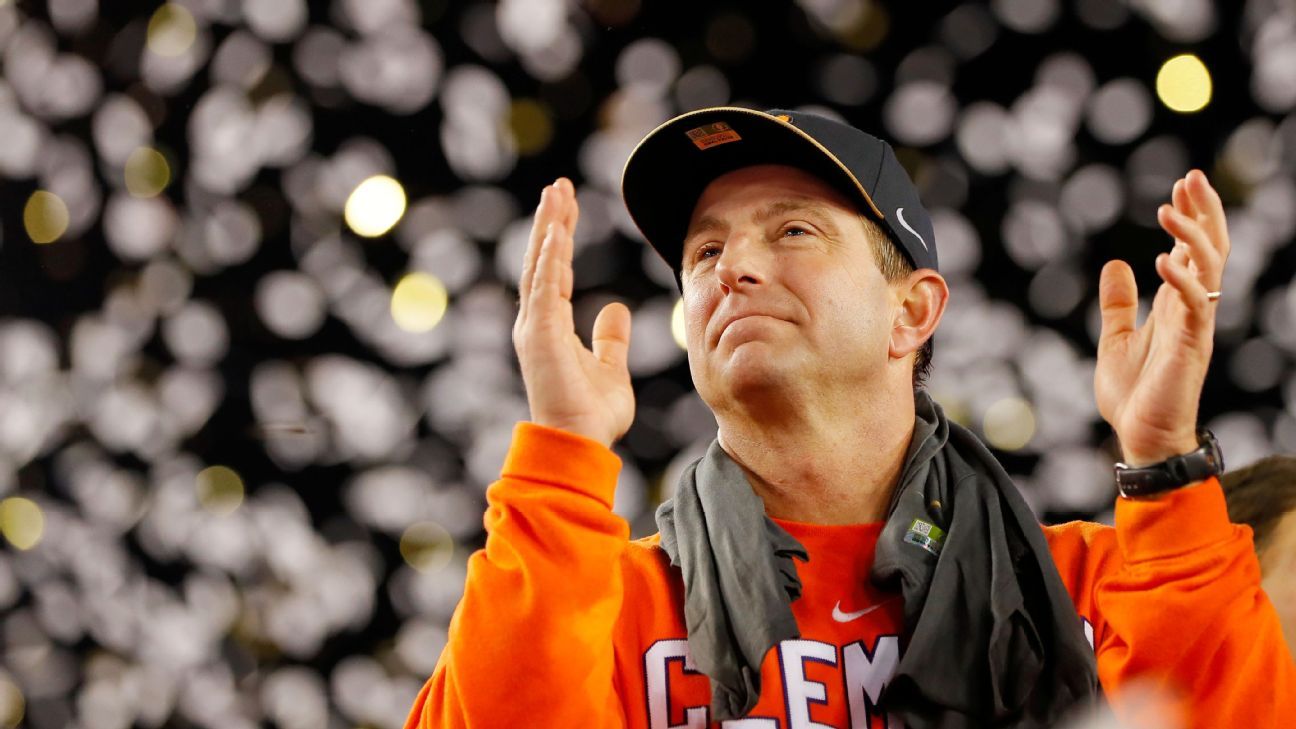 Clemson Tigers Head Coach Dabo Swinney Agrees To New