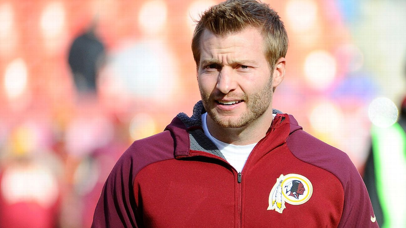 Undecided Rams coach Sean McVay permits staff to interview