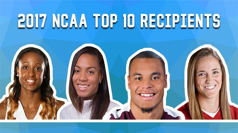 Four SEC student-athletes among 2017 NCAA Top 10