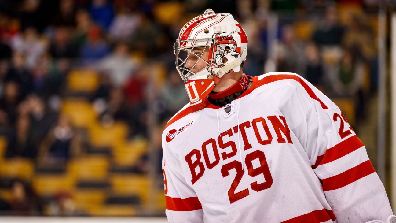 NHL Top 100 draft prospect rankings goaltenders ESPN