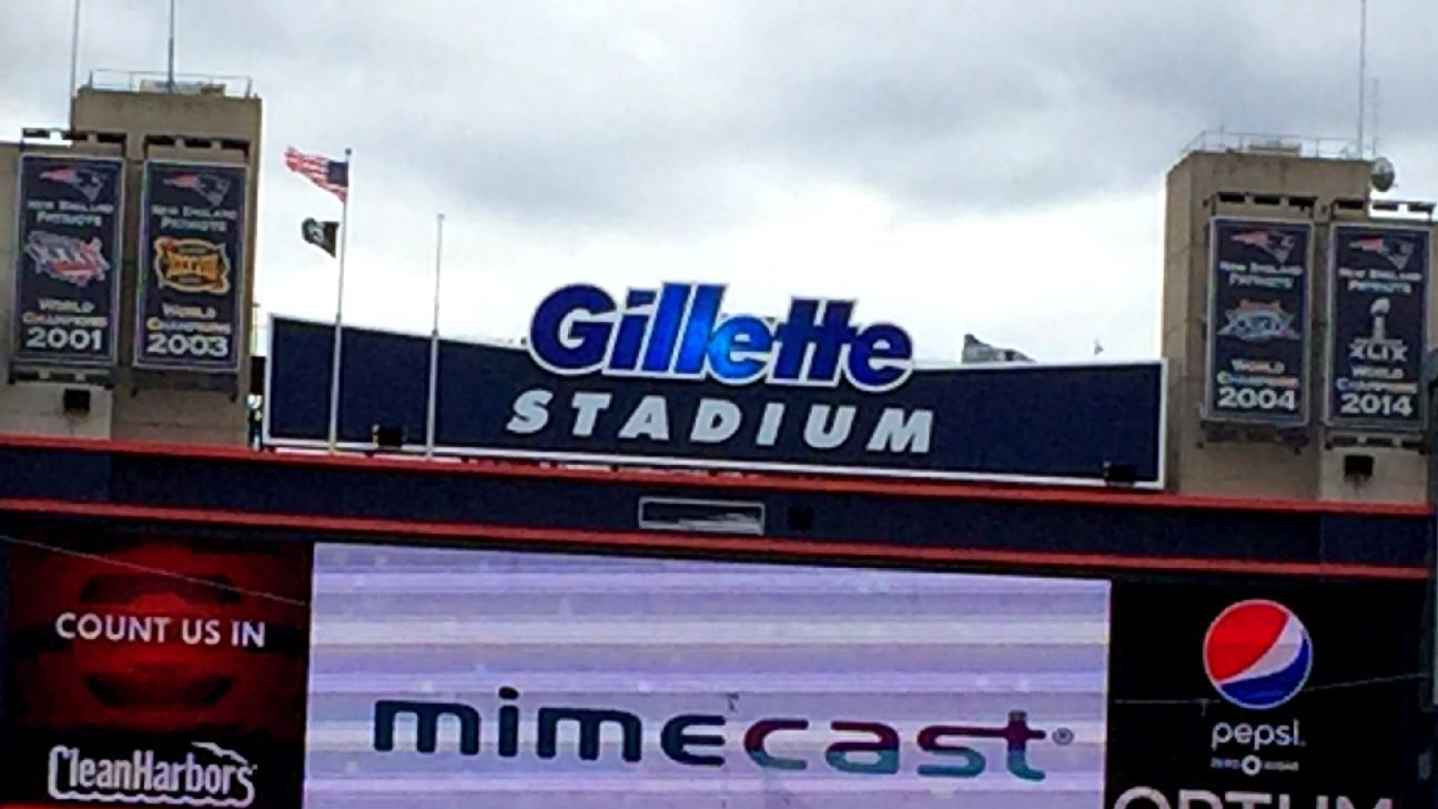New England Patriots provide preview of Super Bowl banner placement