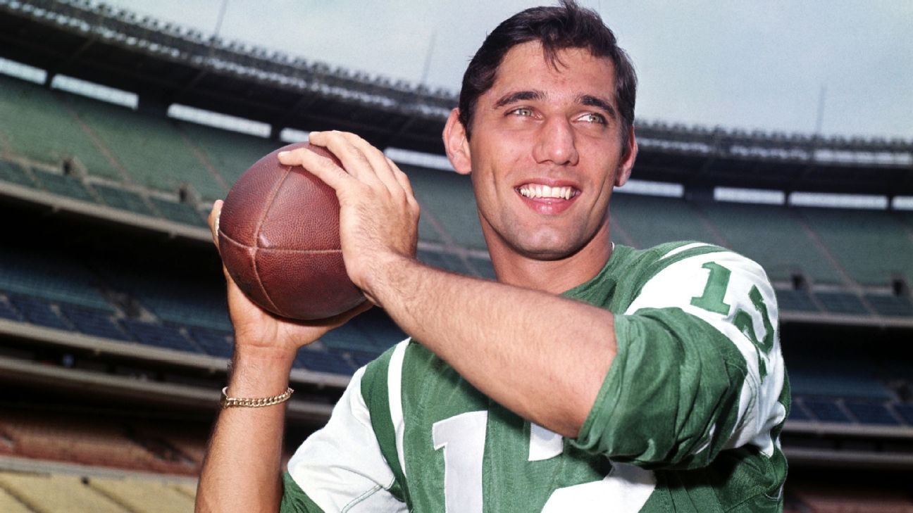 Joe Namath headlines best draft picks for New York Jets ...