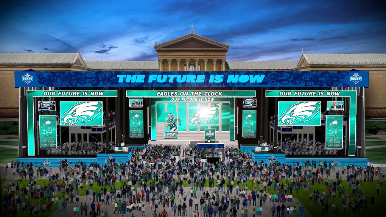 New renderings of NFL draft setup in Philly revealed Philadelphia