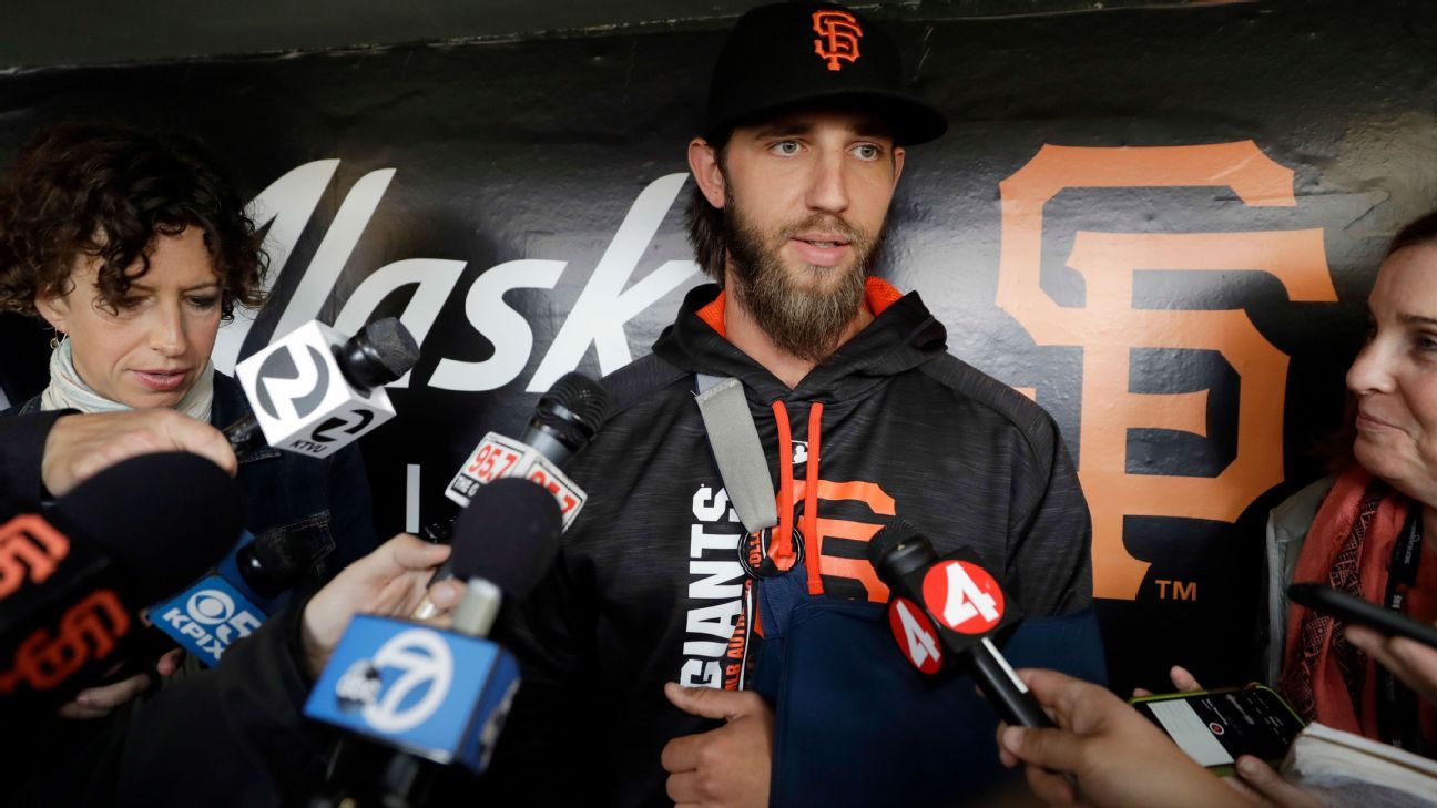 Madison Bumgarner addresses dirt bike crash, says he hasn't been told he  faces discipline - ESPN