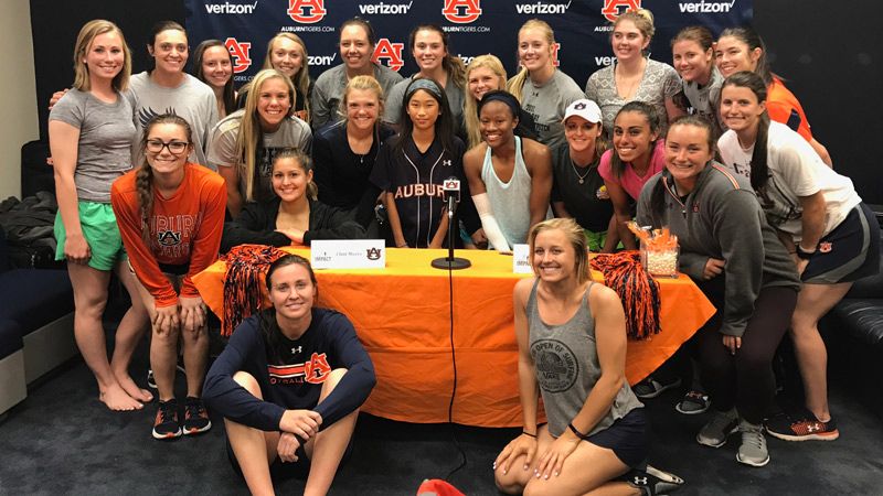 Auburn partners with Team IMPACT to sign An-Mei Ellisor