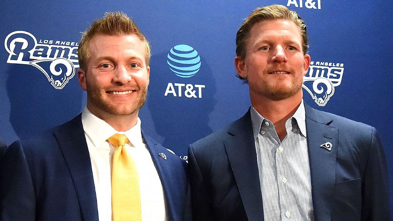 Los Angeles Rams extend contracts of coach Sean McVay, GM Les Snead through 2026
