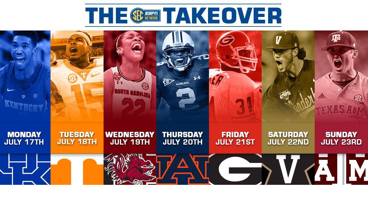 SEC Network Takeover Schedule
