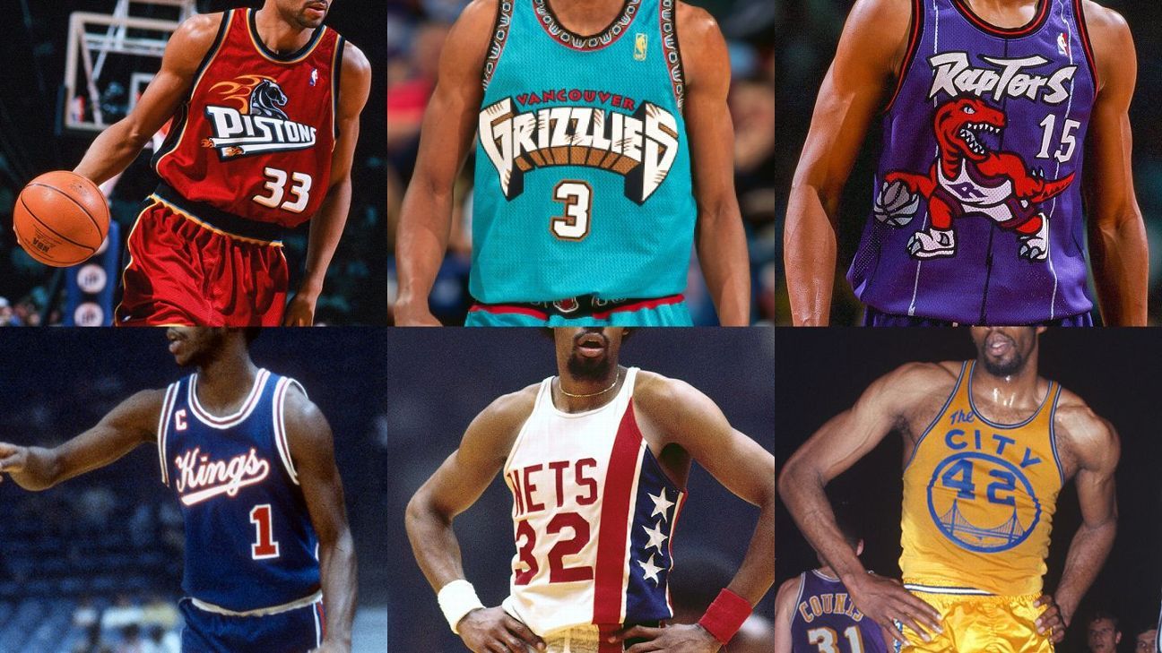 Las 30 mejores camisetas clásicas de la NBA